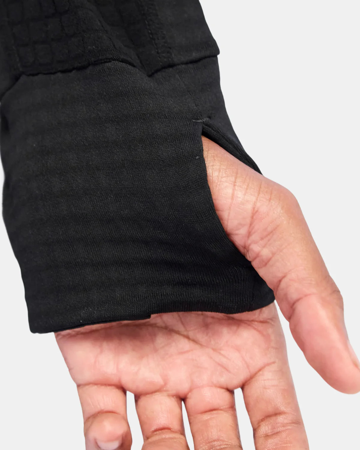 Bandit Running Men's CaldoGrid™ Cold Weather Quarter Zip - Black