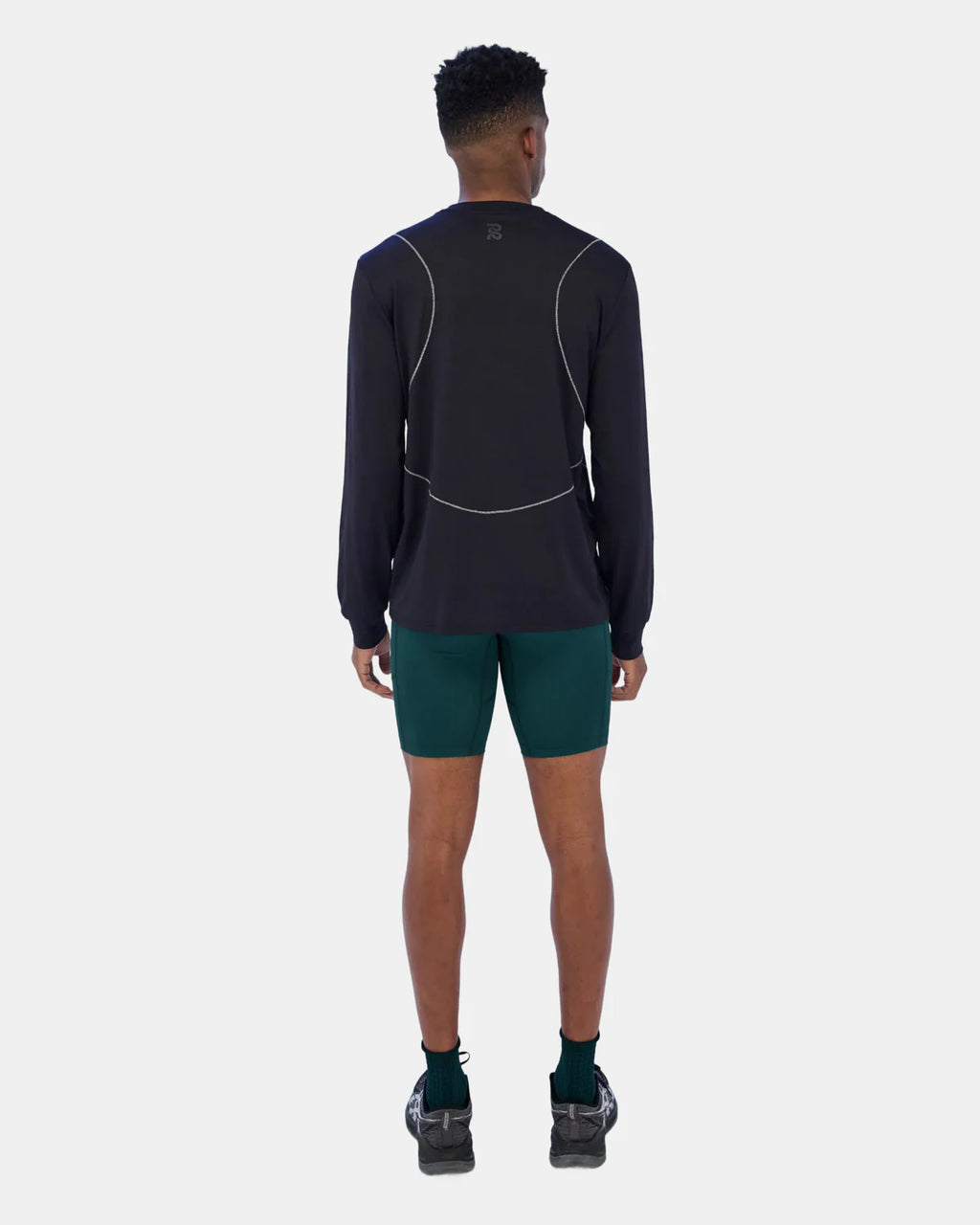 Bandit Running Gridlock™ 7 Pocket Half Tights - Storm