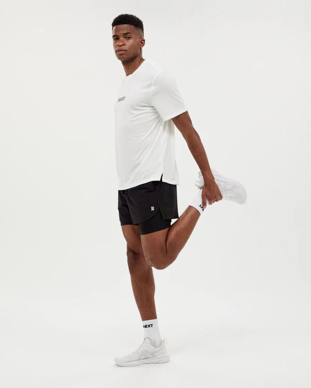 Bandit Running Men's Vento™ 2-In-1 Run Short - Black