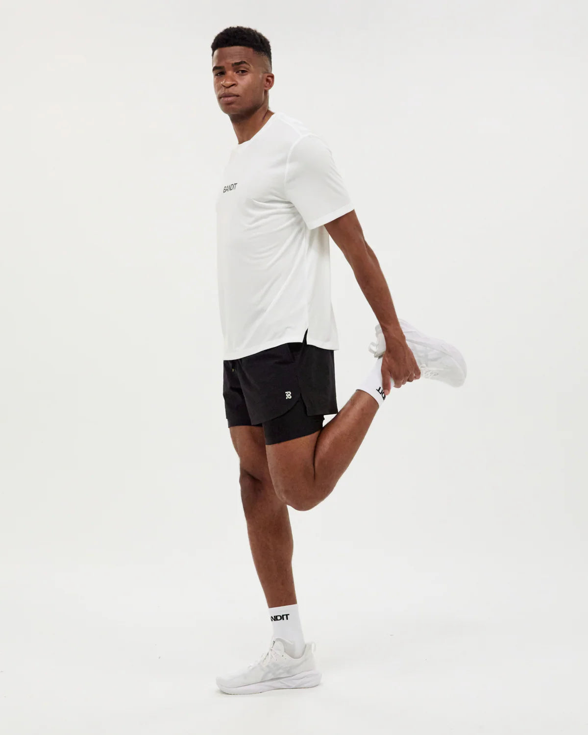 Bandit Running Men's Vento™ 2-In-1 Run Short - Black