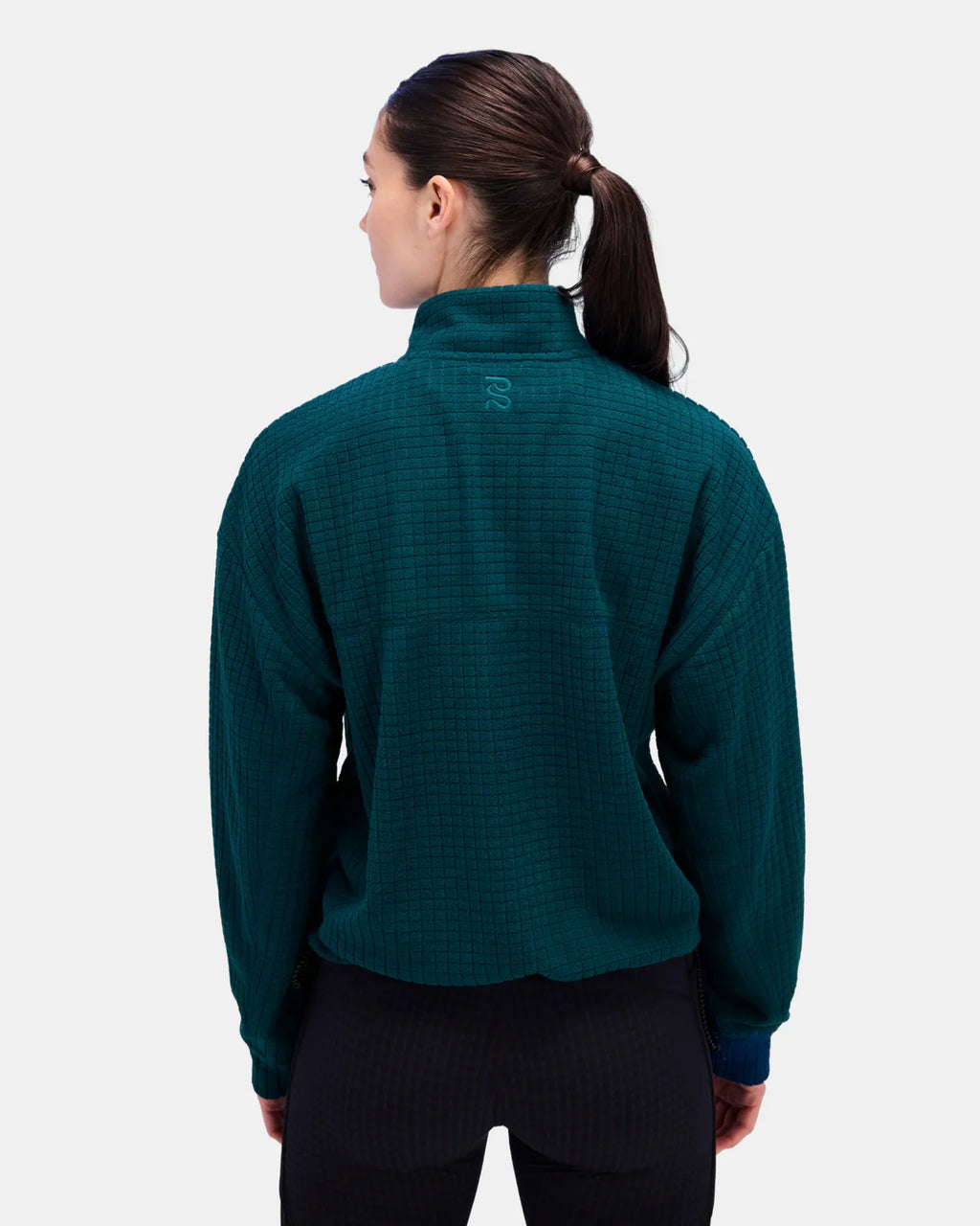 Bandit Running Women's MacroSoft Grid™ Quarter Zip - Storm