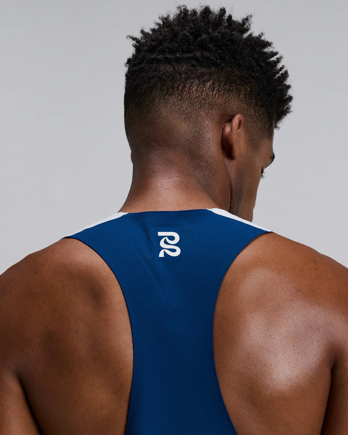 Bandit Running Men's Specter™ Race Singlet - Undertow Ink Blue Multi