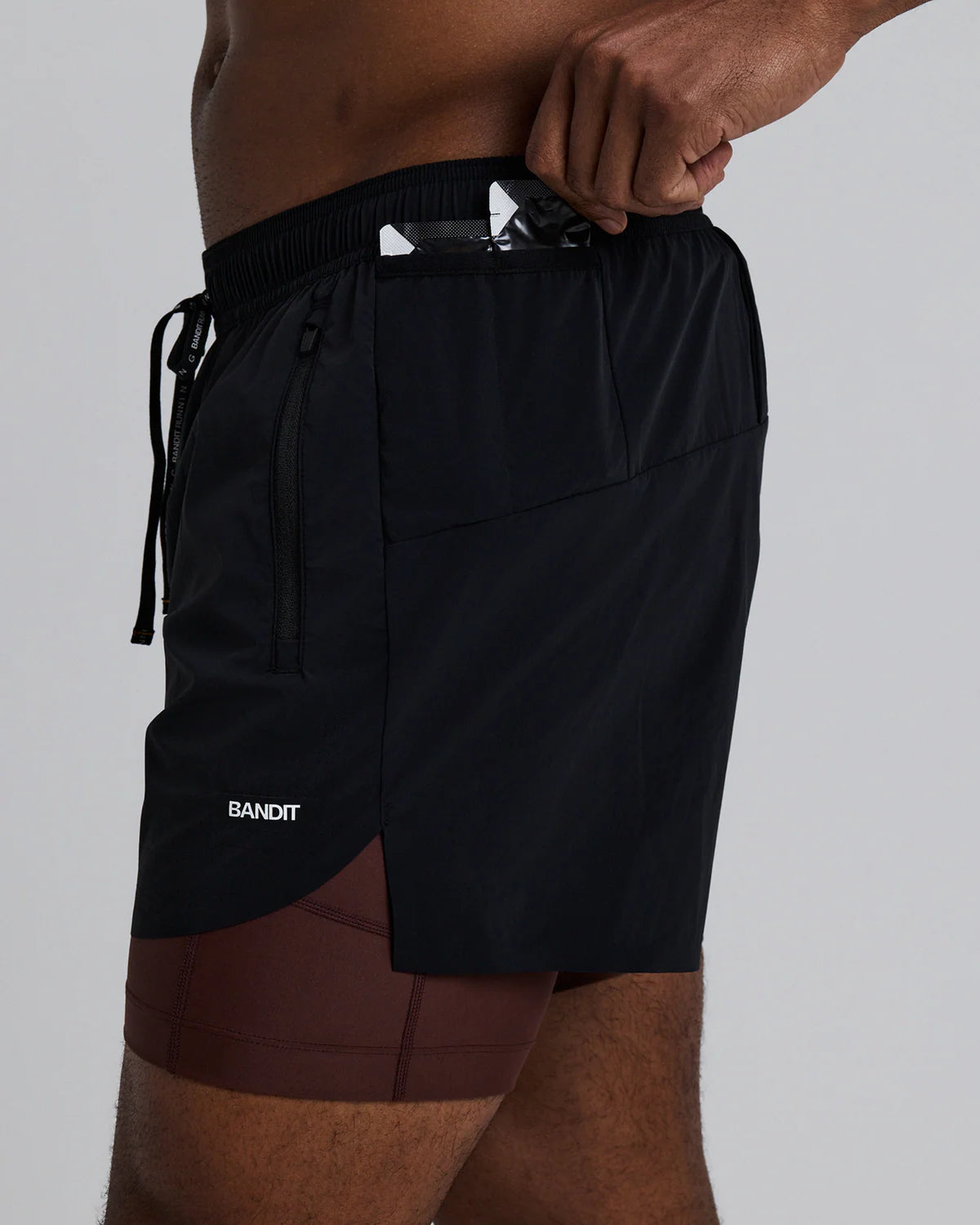 Bandit Running Men's Vento™ Next Gen 2-In-1 Run Short - Black