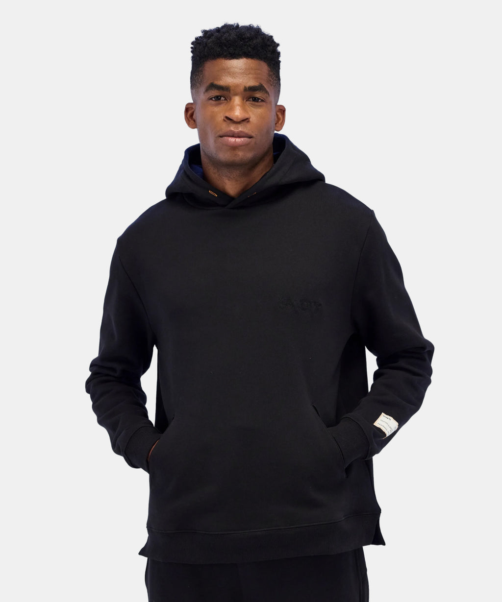 Bandit Running Melted Bandit Embroidered Hoodie - Black