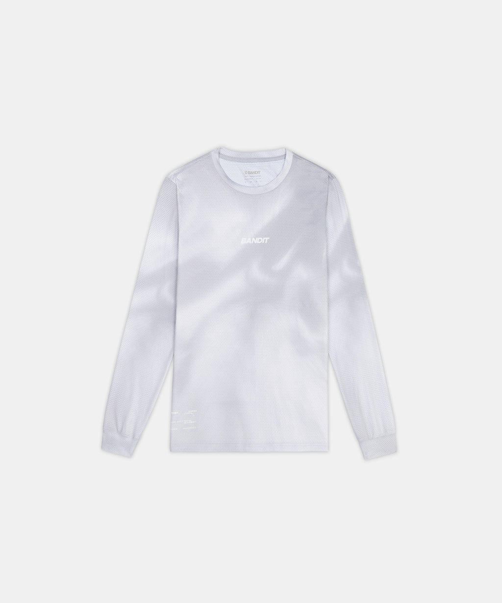 Bandit Running Men's Micromesh™ Long Sleeve Tee - Cement Multi