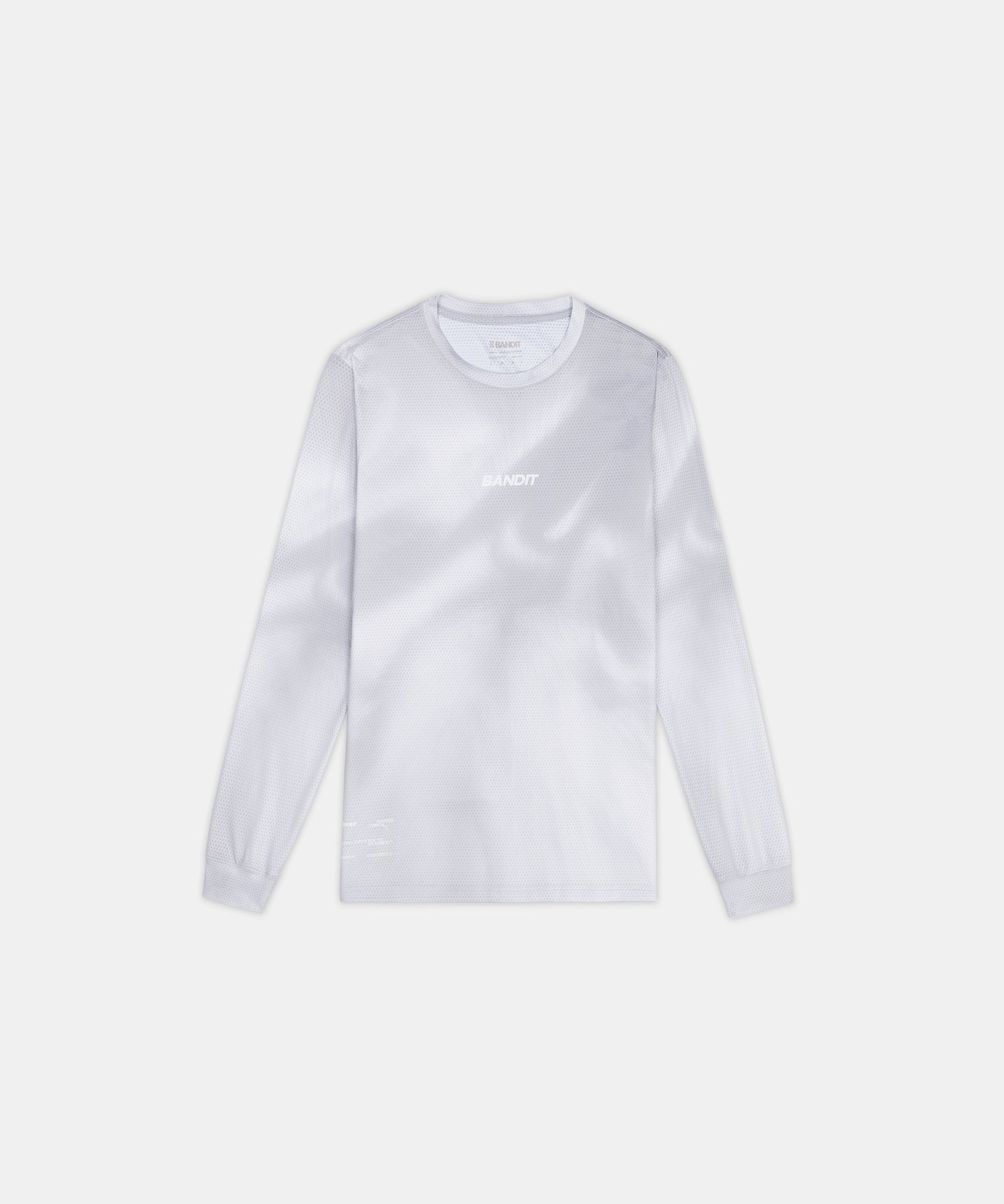 Bandit Running Men's Micromesh™ Long Sleeve Tee - Cement Multi