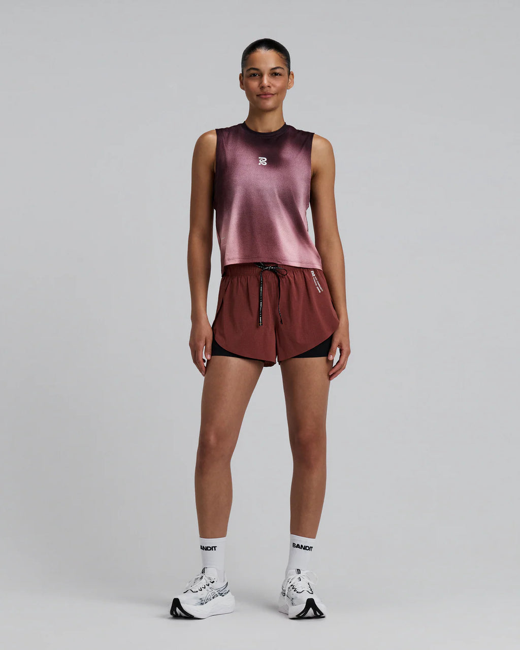 Bandit Running Women's Micromesh™ Run Tank - Flow State Mahogany Multi