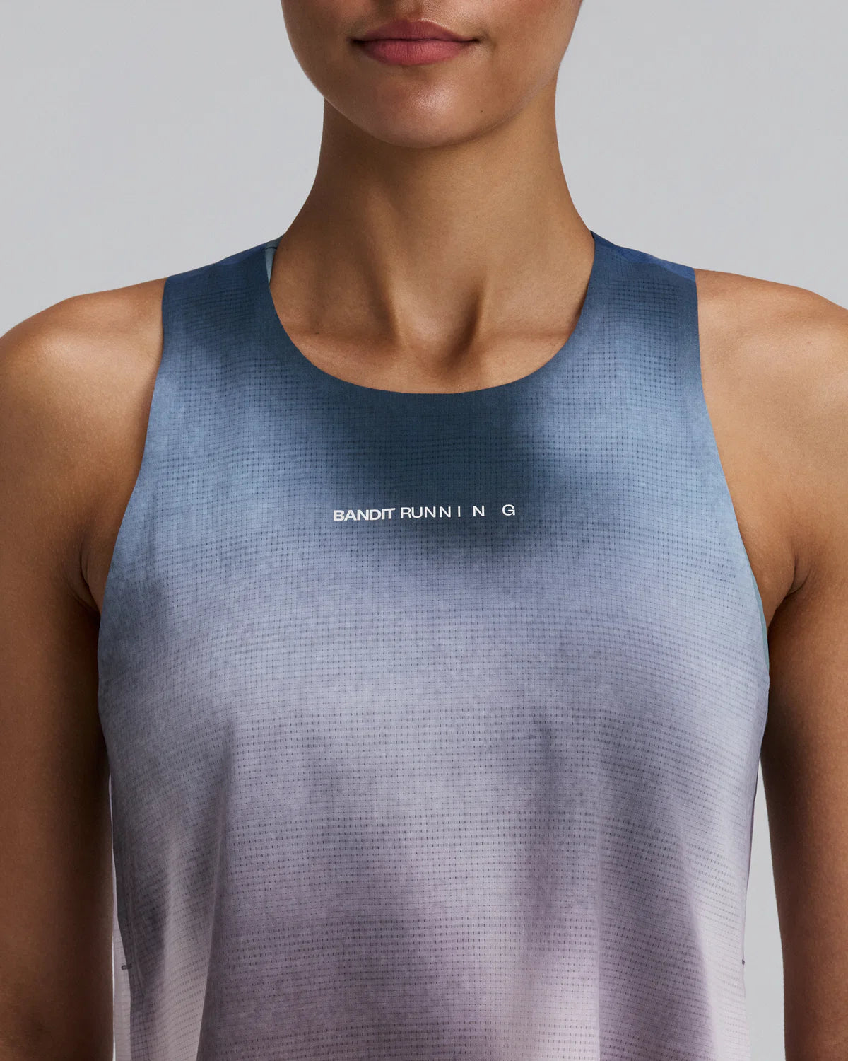 Bandit Running Women's CoolGrid™ Race Singlet - Flow State Aegean Multi