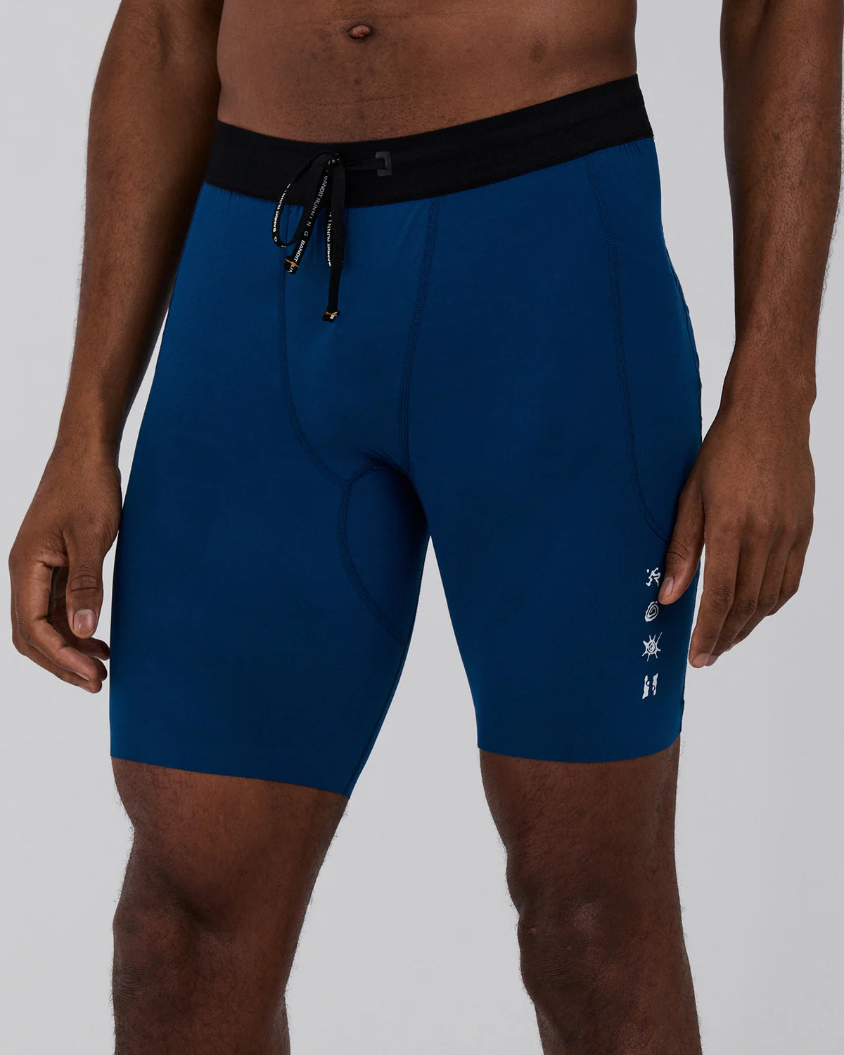 Bandit Running Men's SoLite™ 5 Pocket Half Tights - Ink Blue