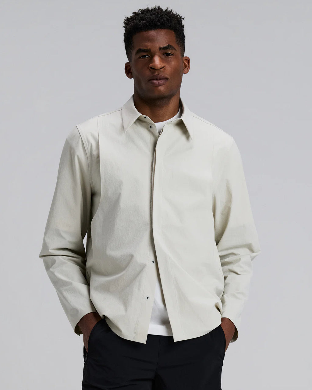 Bandit Running Men's TerraStretch™ Director Jacket - Cream