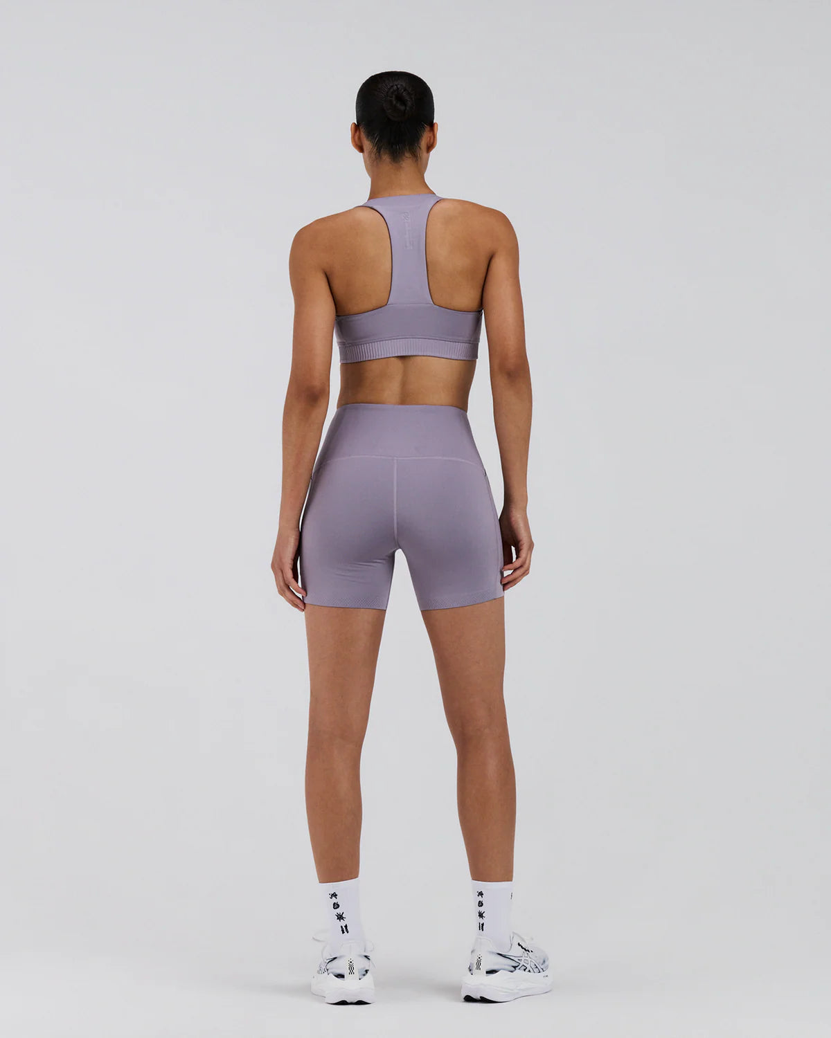 Bandit Running Women's Stamina-V™ High Waist 5" Compression Short - Violet Fog