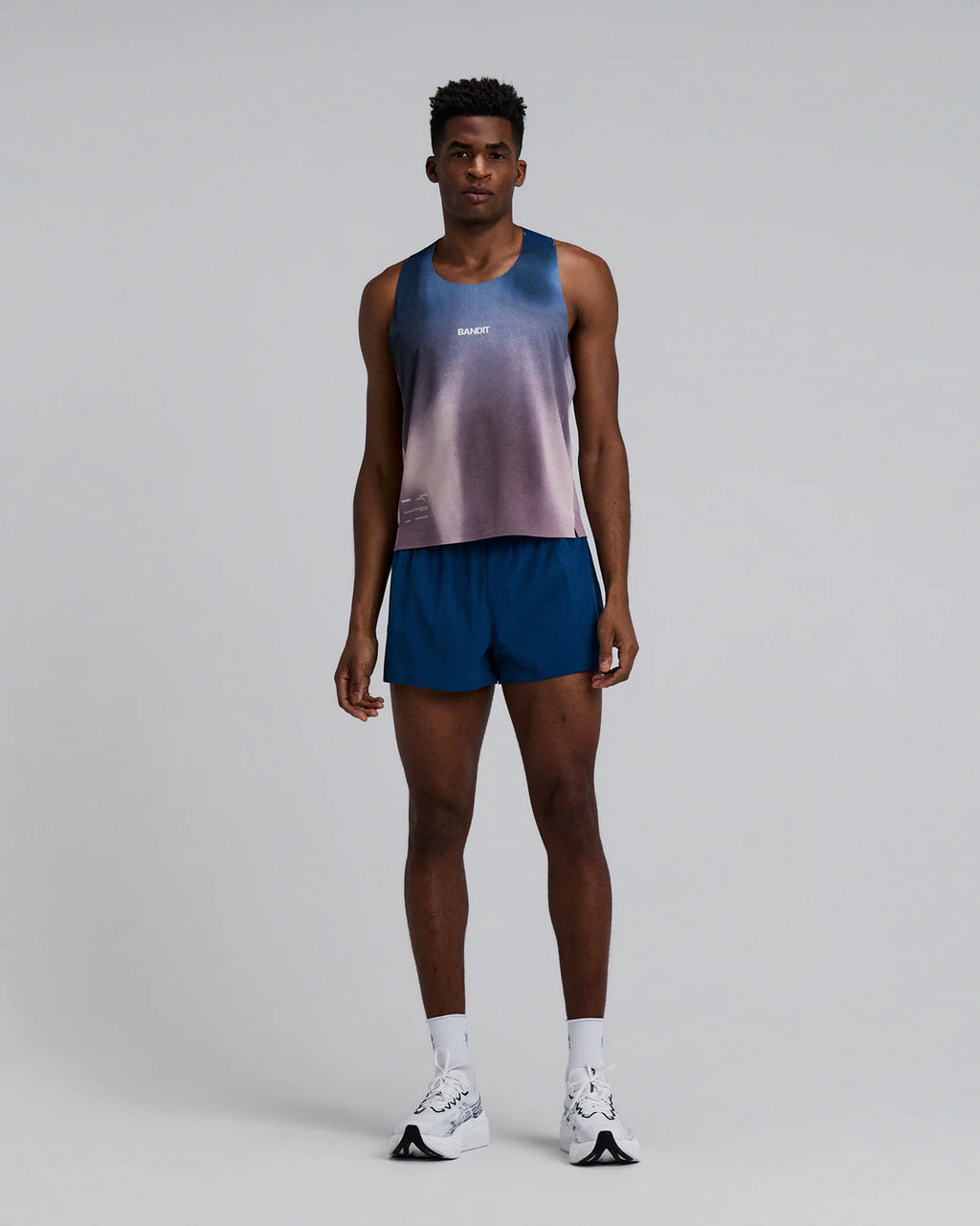 Bandit Running Men's Vento™ Next Gen 3" Split Short - Ink Blue