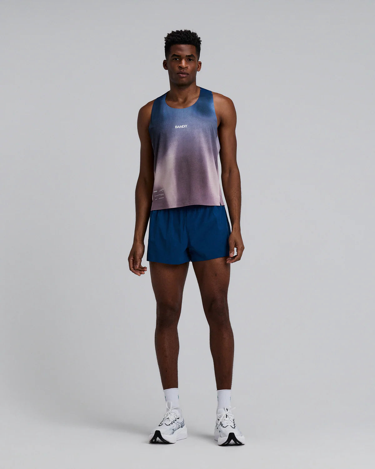 Bandit Running Men's Vento™ Next Gen 3" Split Short - Ink Blue