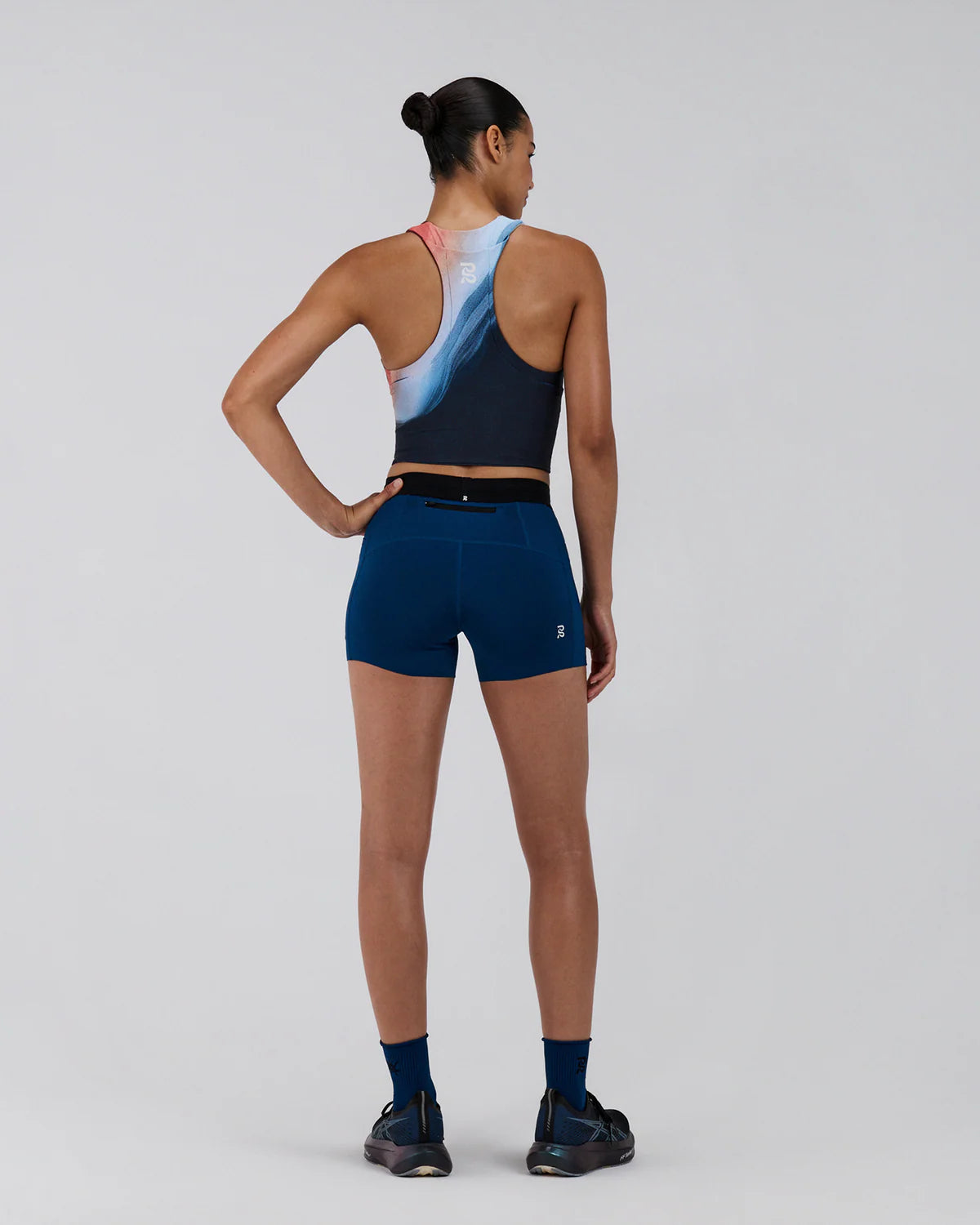 Bandit Running Women's Stamina-V™ 3" Compression Shorts - Ink Blue