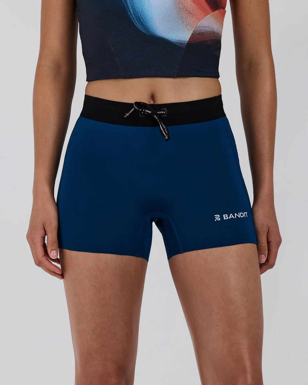 Bandit Running Women's Stamina-V™ 3" Compression Shorts - Ink Blue