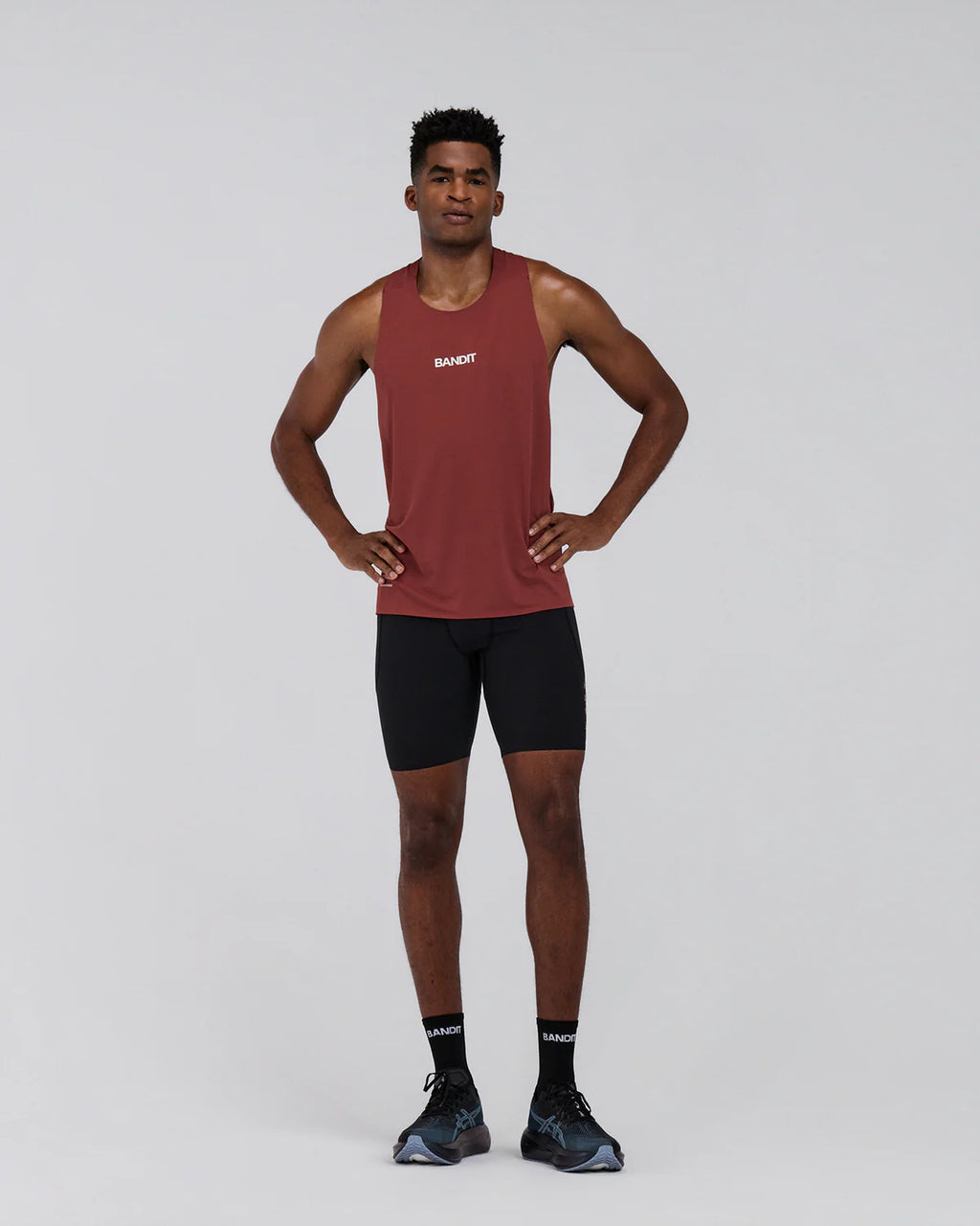 Bandit Running Men's SoLite™ 5 Pocket Quarter Tights - Black