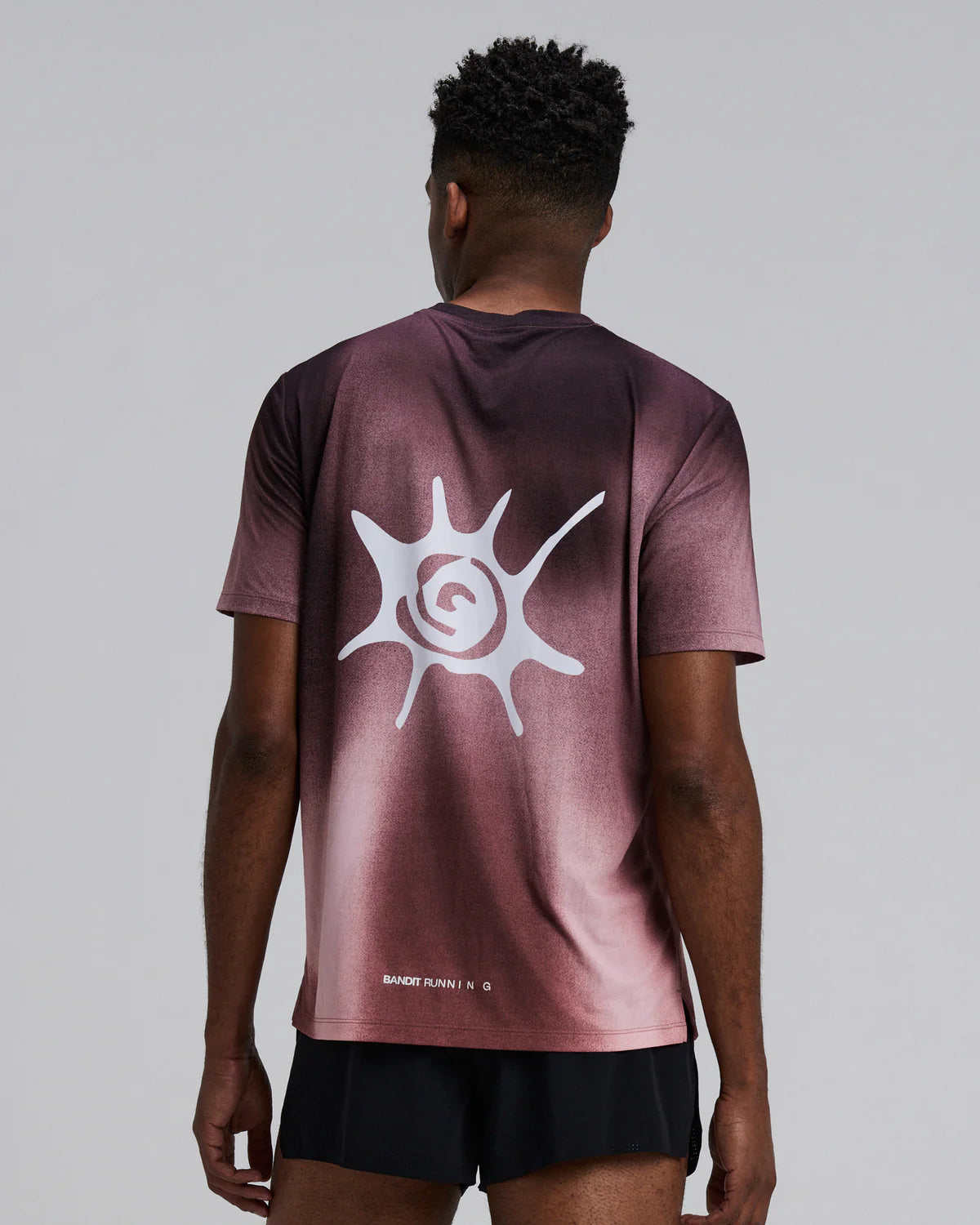 Bandit Running Men's Specter™ Performance Tee - Flow State Mahogany Multi