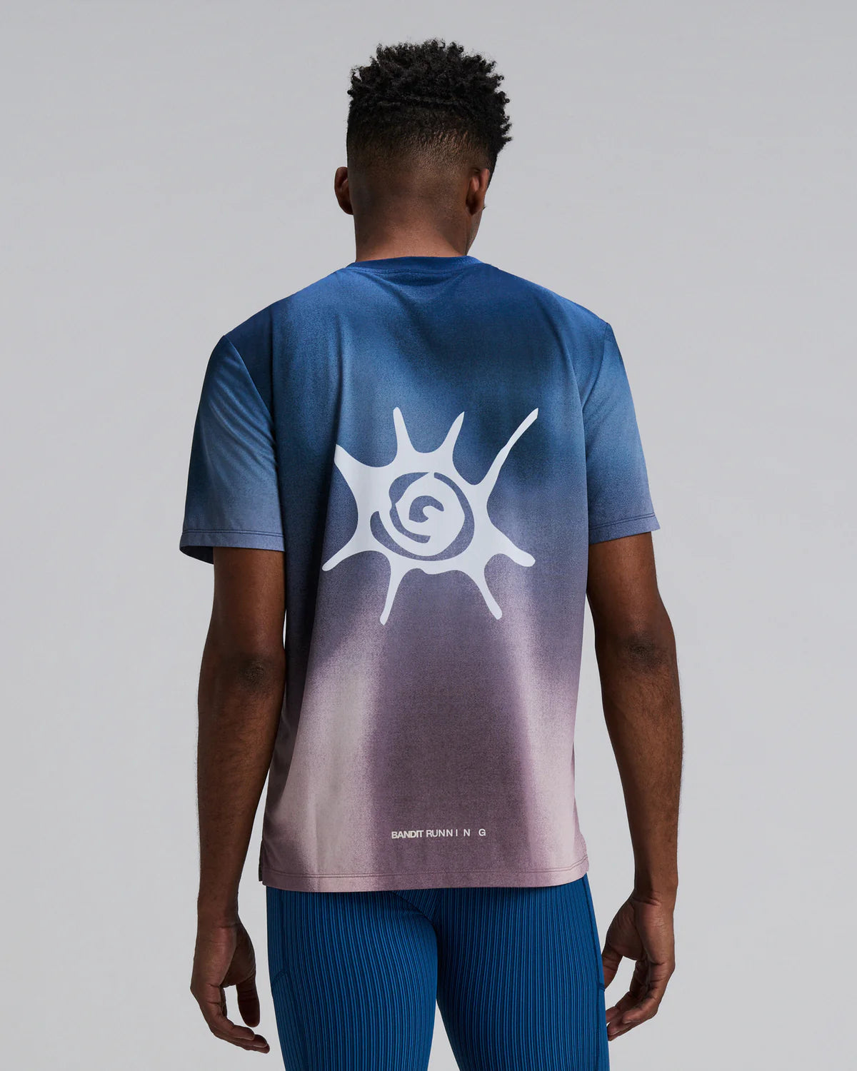 Bandit Running Men's Specter™ Performance Tee - Flow State Aegean Multi
