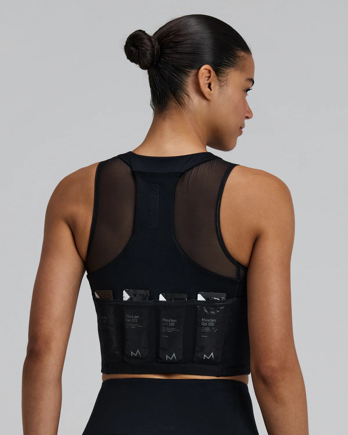 Bandit Running Women's Stamina-V™ Lyra Race Crop - Black