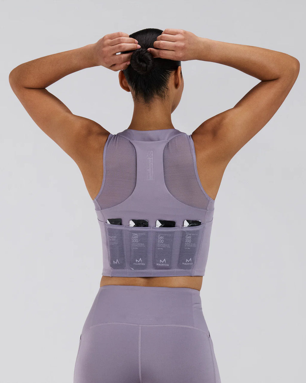 Bandit Running Women's Stamina-V™ Lyra Race Crop - Violet Fog