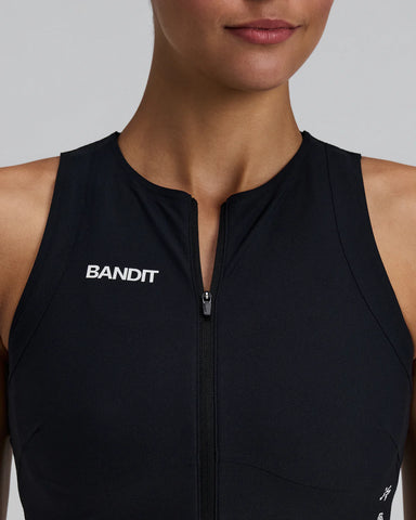 Bandit Running Women's Adapto™ Distance Race Top - Black hover