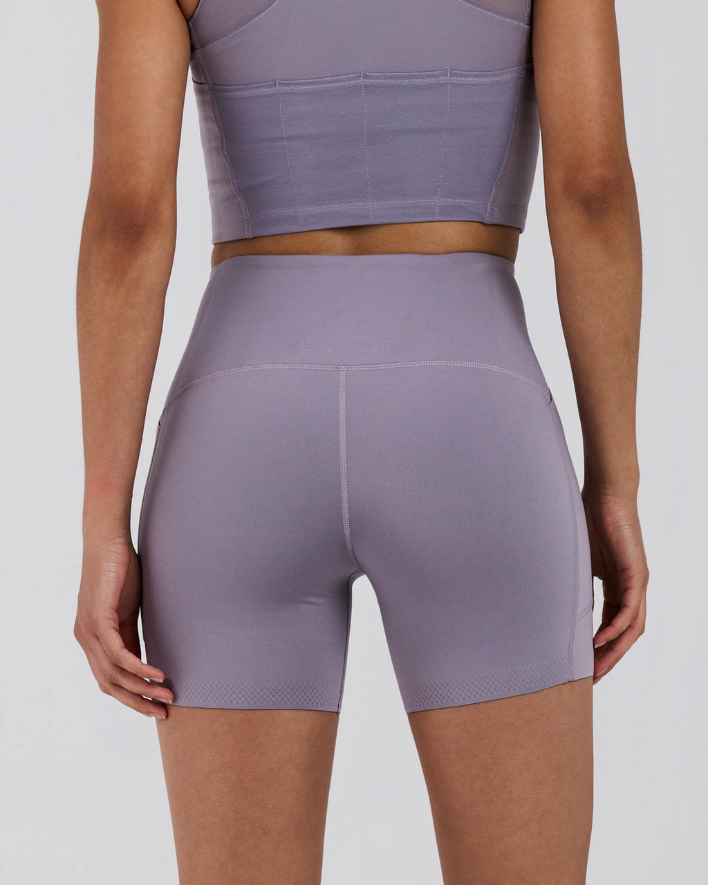 Bandit Running Women's Stamina-V™ High Waist 5" Compression Short - Violet Fog