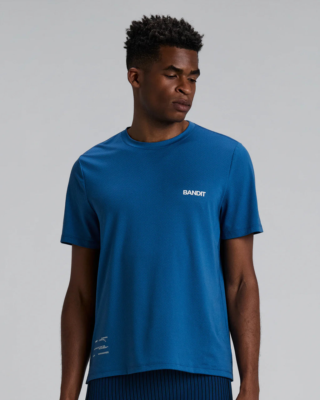 Bandit Running Men's Micromesh™ Run Tee - Aegean