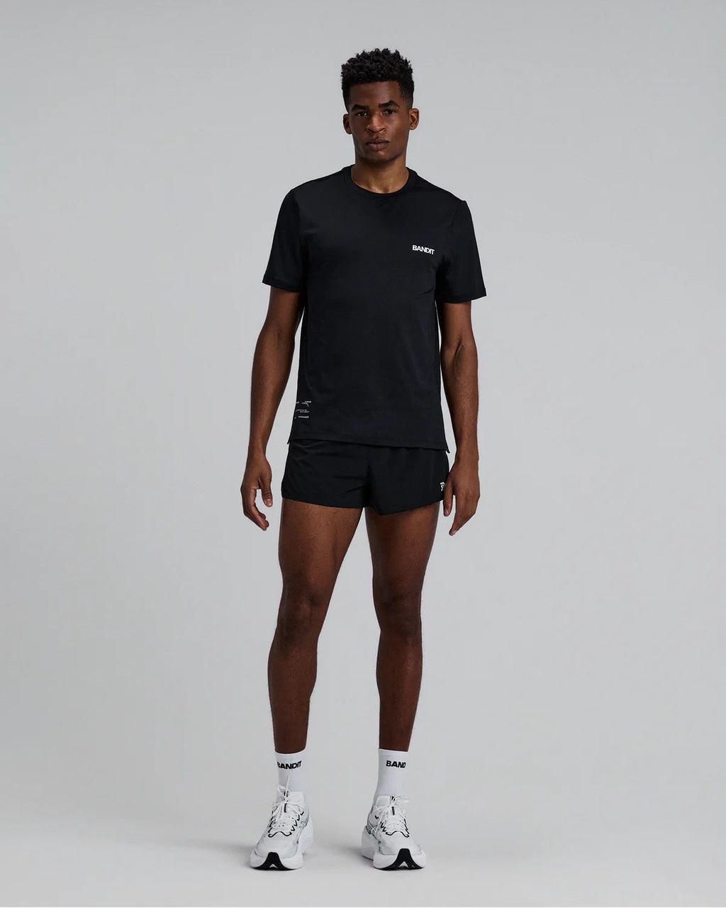 Bandit Running Men's Vento™ Next Gen 3" Split Short - Black