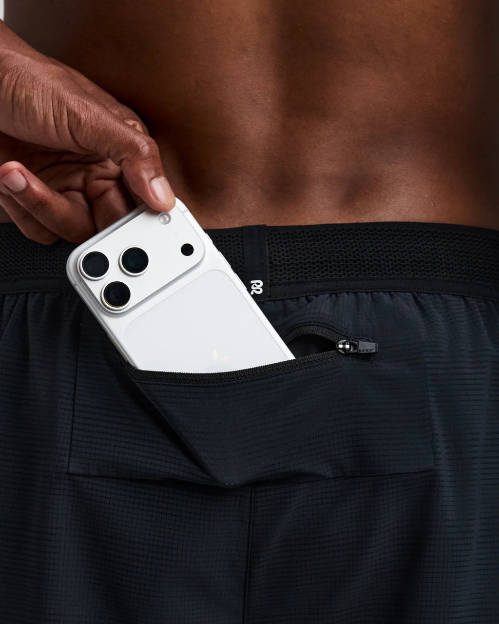 Bandit Running Men's CoolGrid™ 2-in-1 Run Short - Black