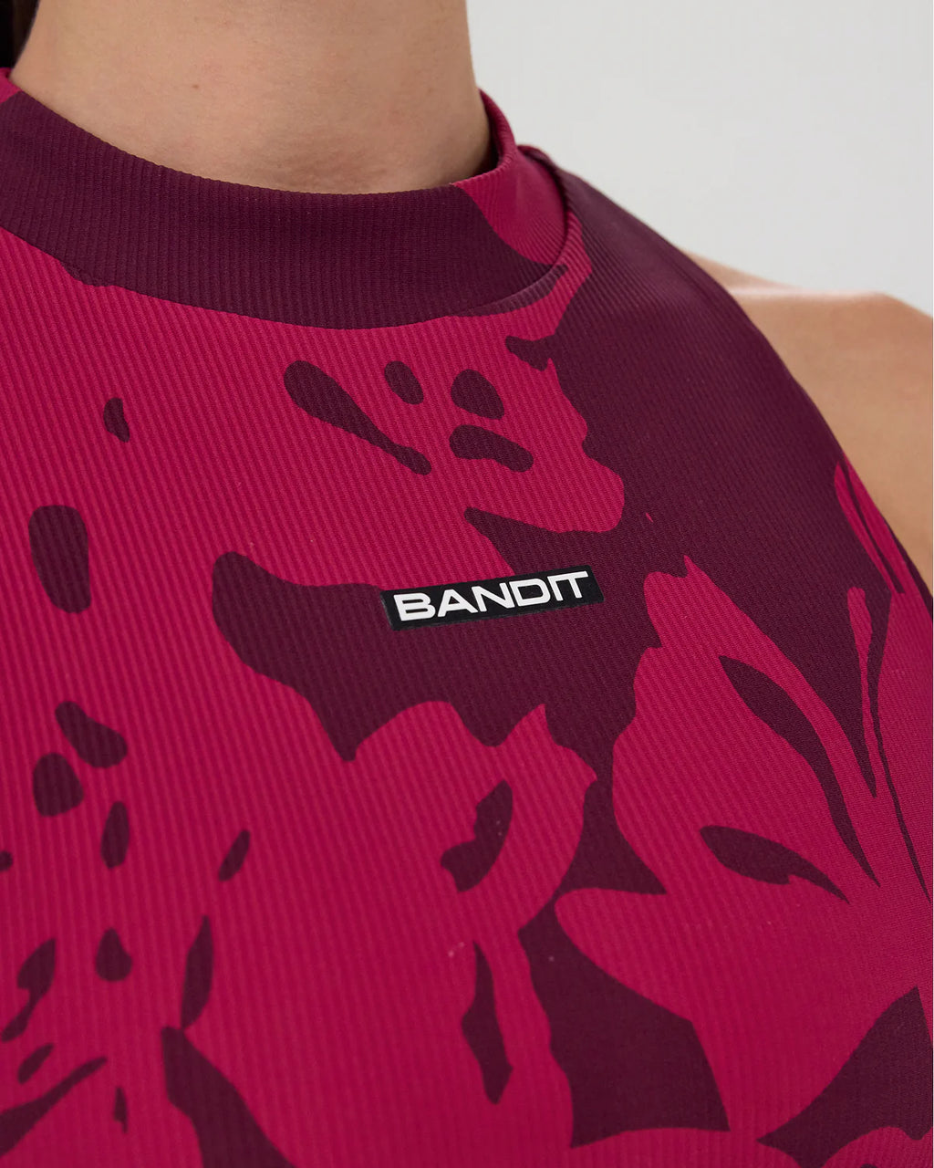 Bandit Running Cadence™ Vaso Race Crop - Fleura, Fig / Berry