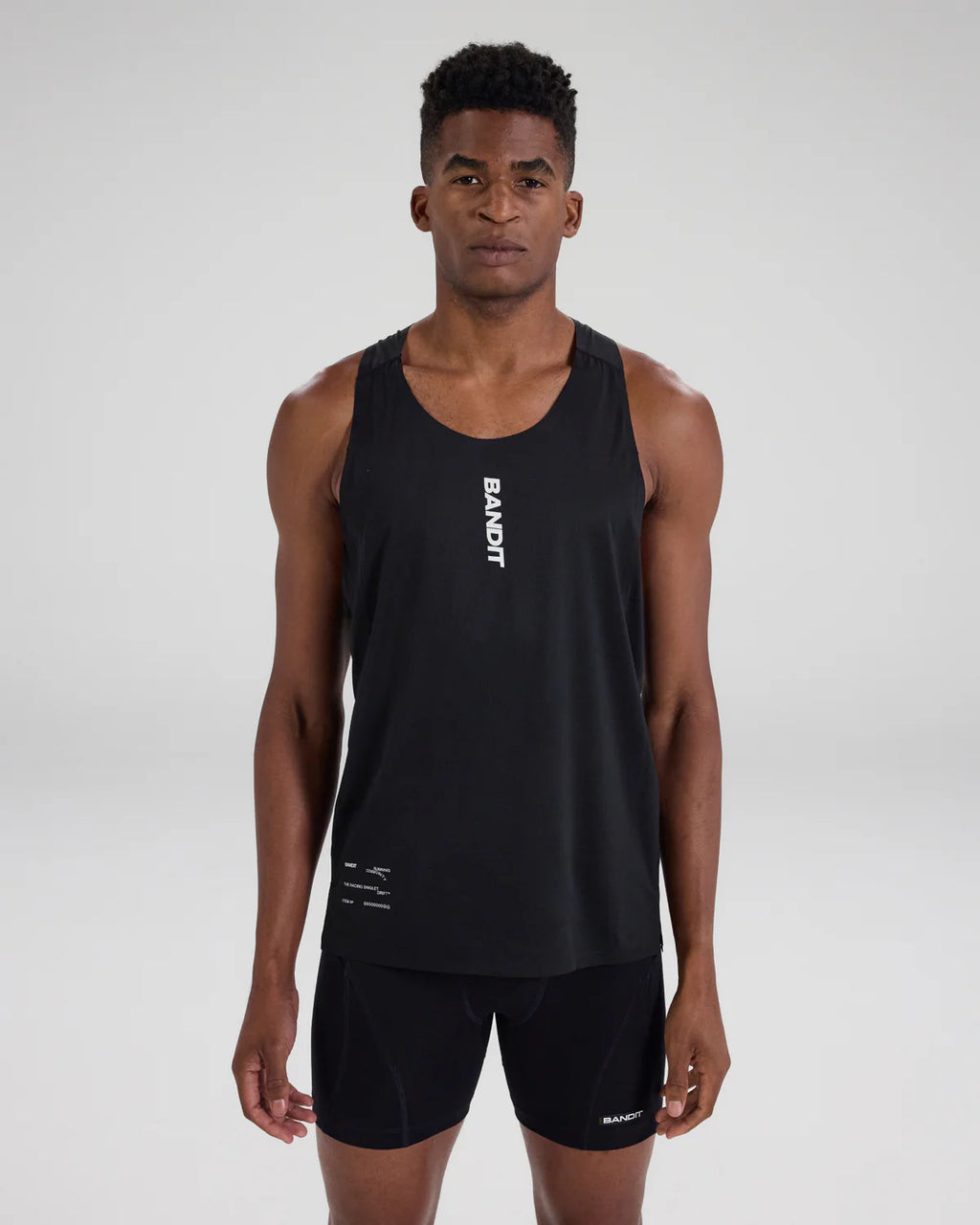 Bandit Running Drift™ Graphene Racing Singlet - Black