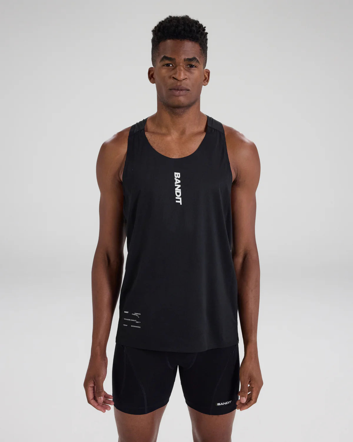 Bandit Running Drift™ Graphene Racing Singlet - Black