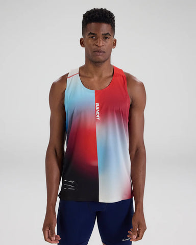 Bandit Running Drift™ Racing Singlet - Vintage Blue Gradient hover