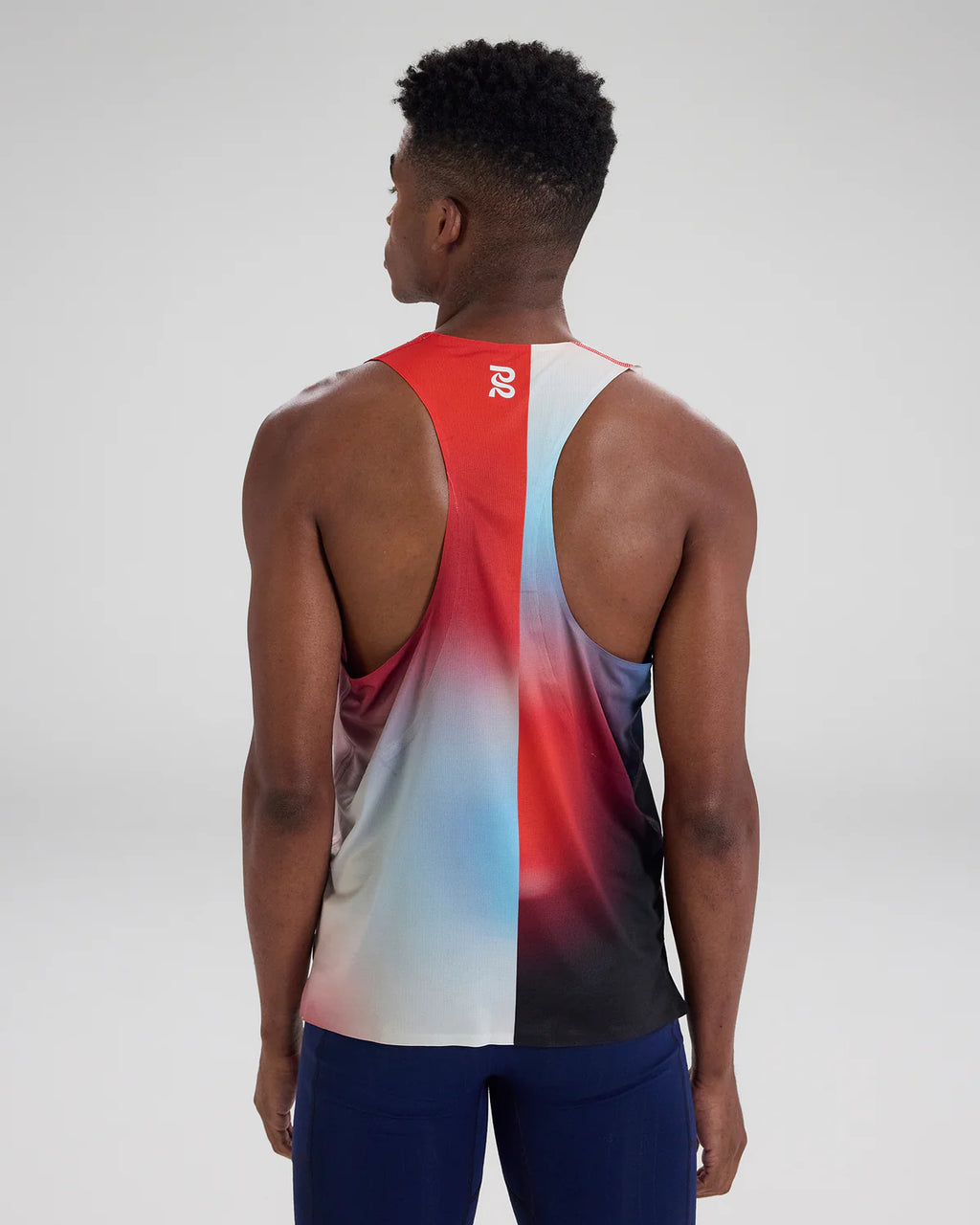 Bandit Running Drift™ Racing Singlet - Vintage Blue Gradient