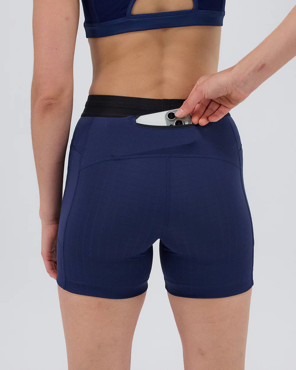 Bandit Running Gridlock™ 5" Compression Short, Women's - NY Navy