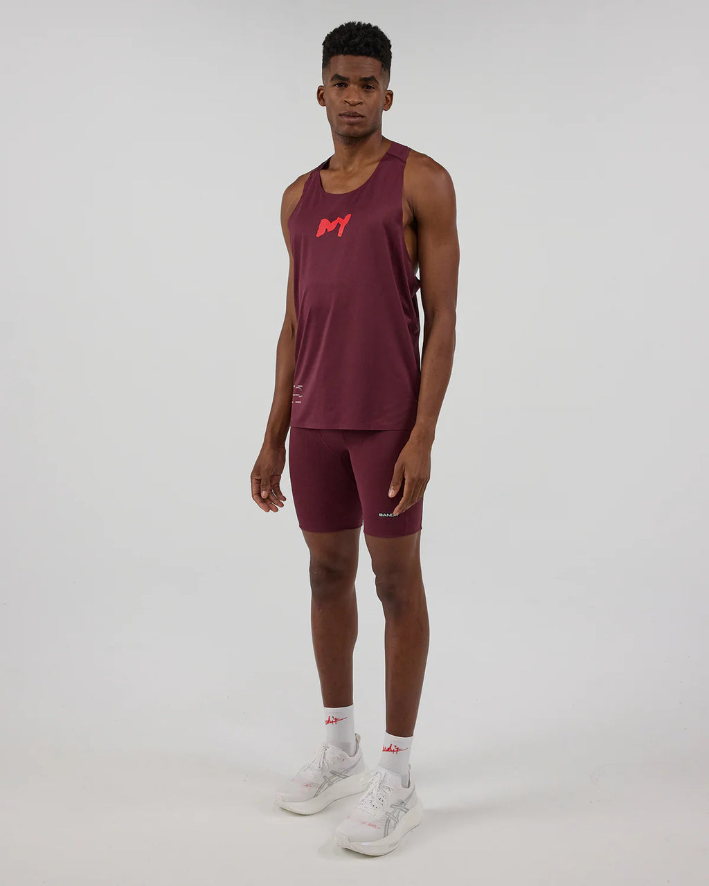 Bandit Running Gridlock™ 7 Pocket Half Tights, Men's - Fig