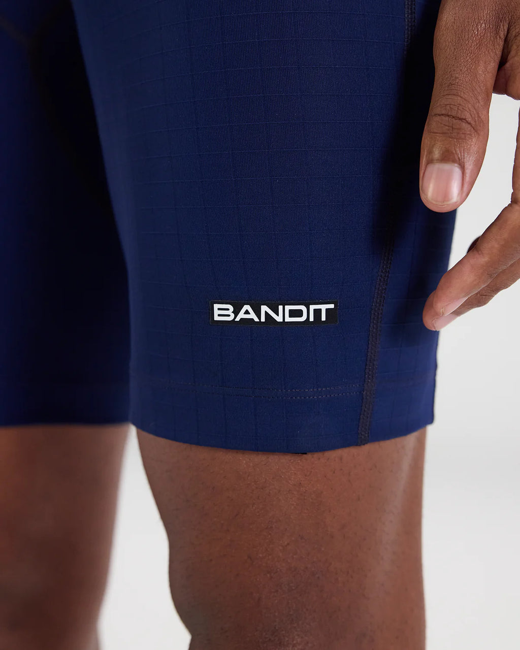 Bandit Running Gridlock™ 7 Pocket Half Tights, Men's - NY Navy