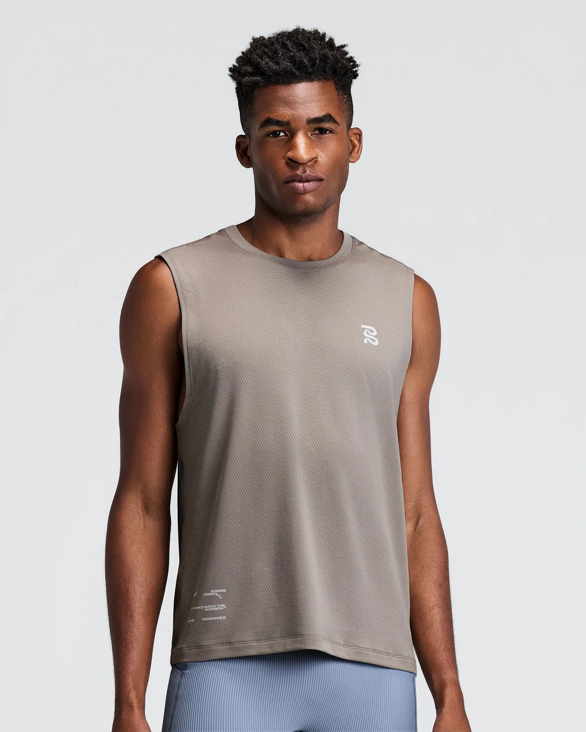 Bandit Men's Micromesh™ Run Tank - Concrete Taupe