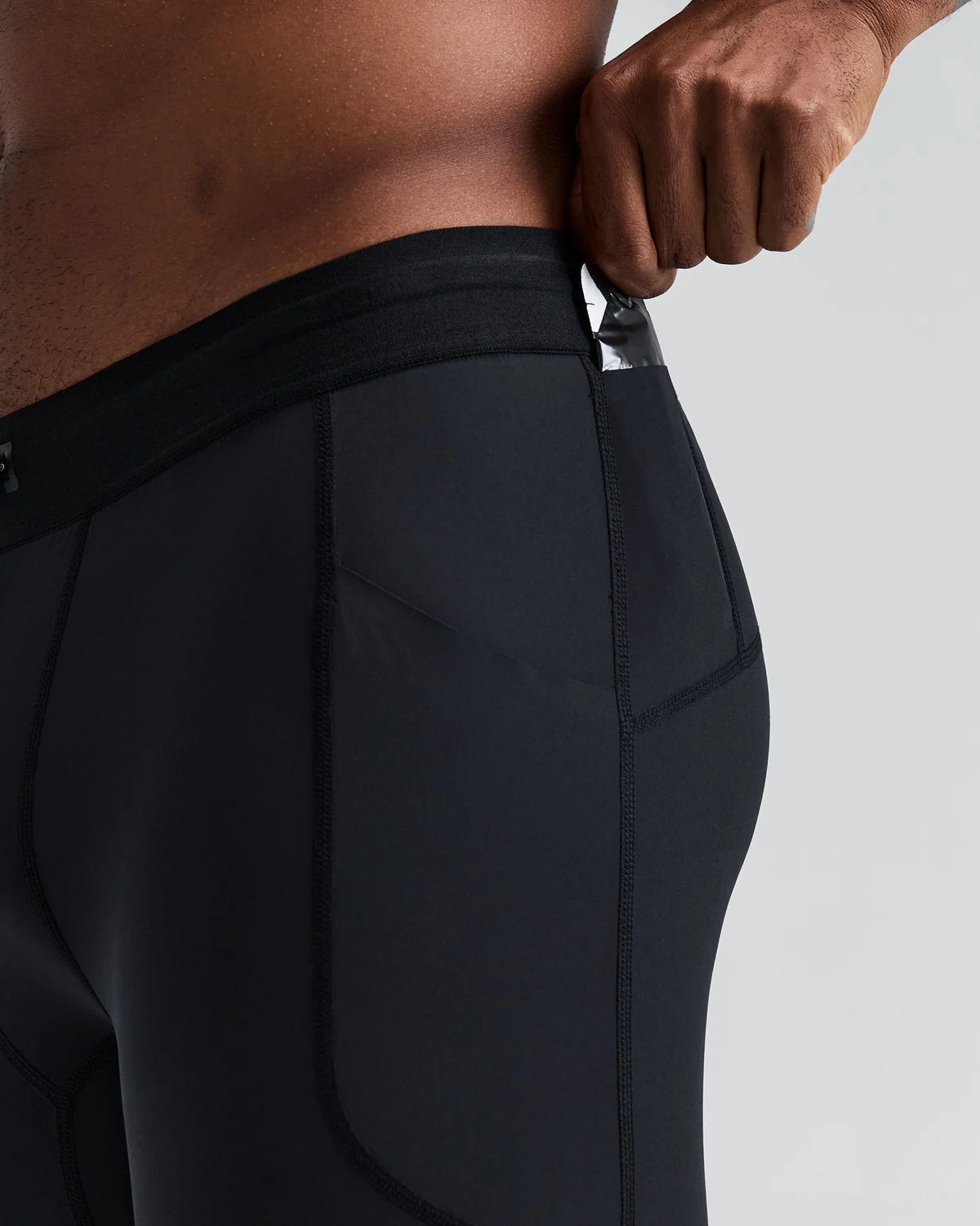 Bandit Men's SoLite™ Quarter Tights -BLACK