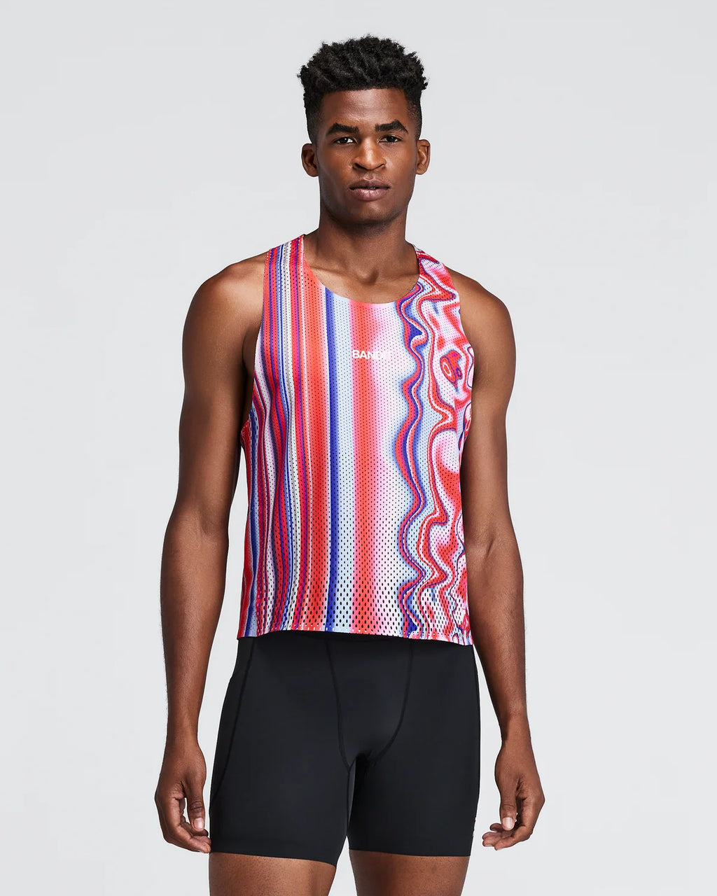 Bandit Men's Shredder™ Shorty Race Singlet - Melted Stripe Gradient