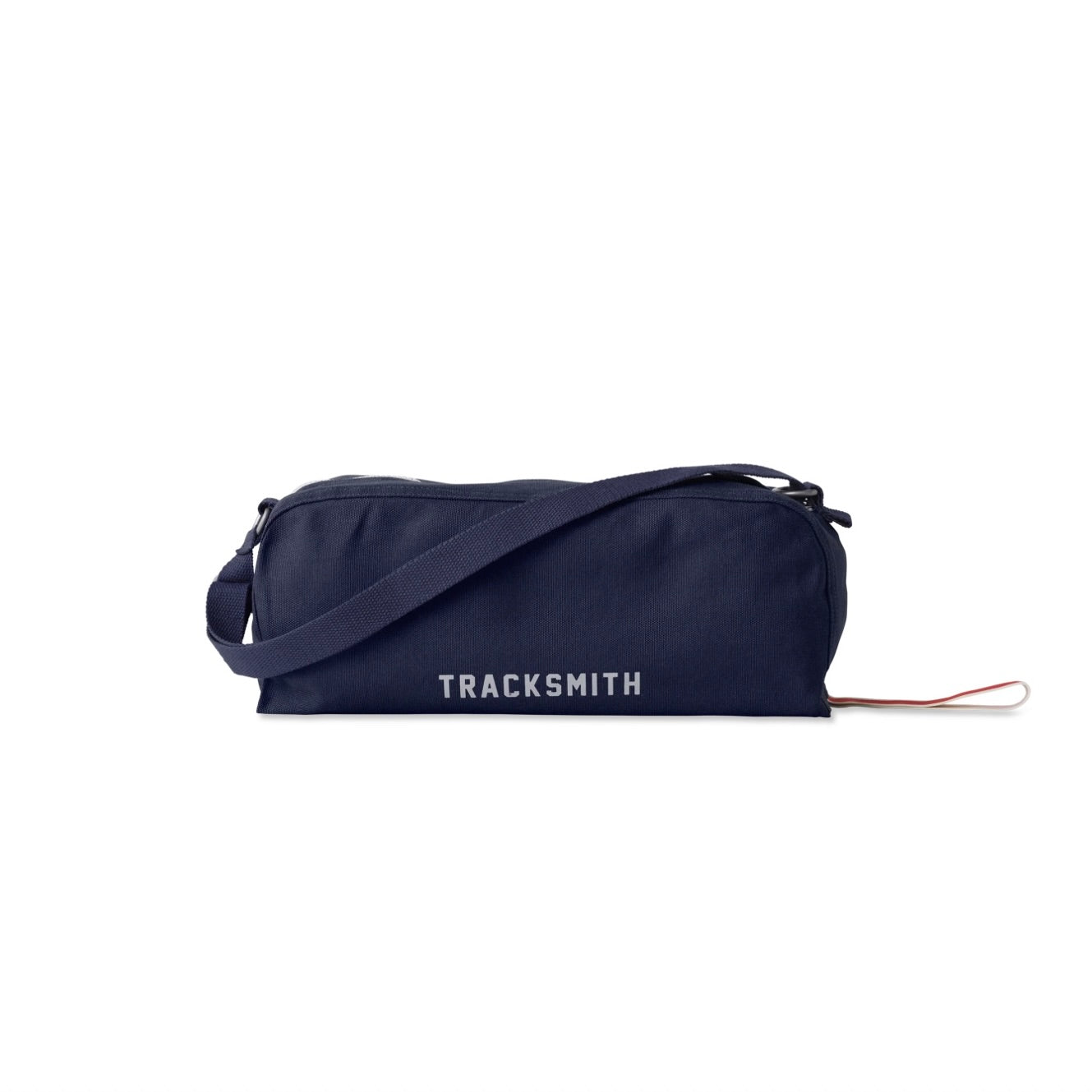 Tracksmith Shoe Bag - NAVY/IVORY
