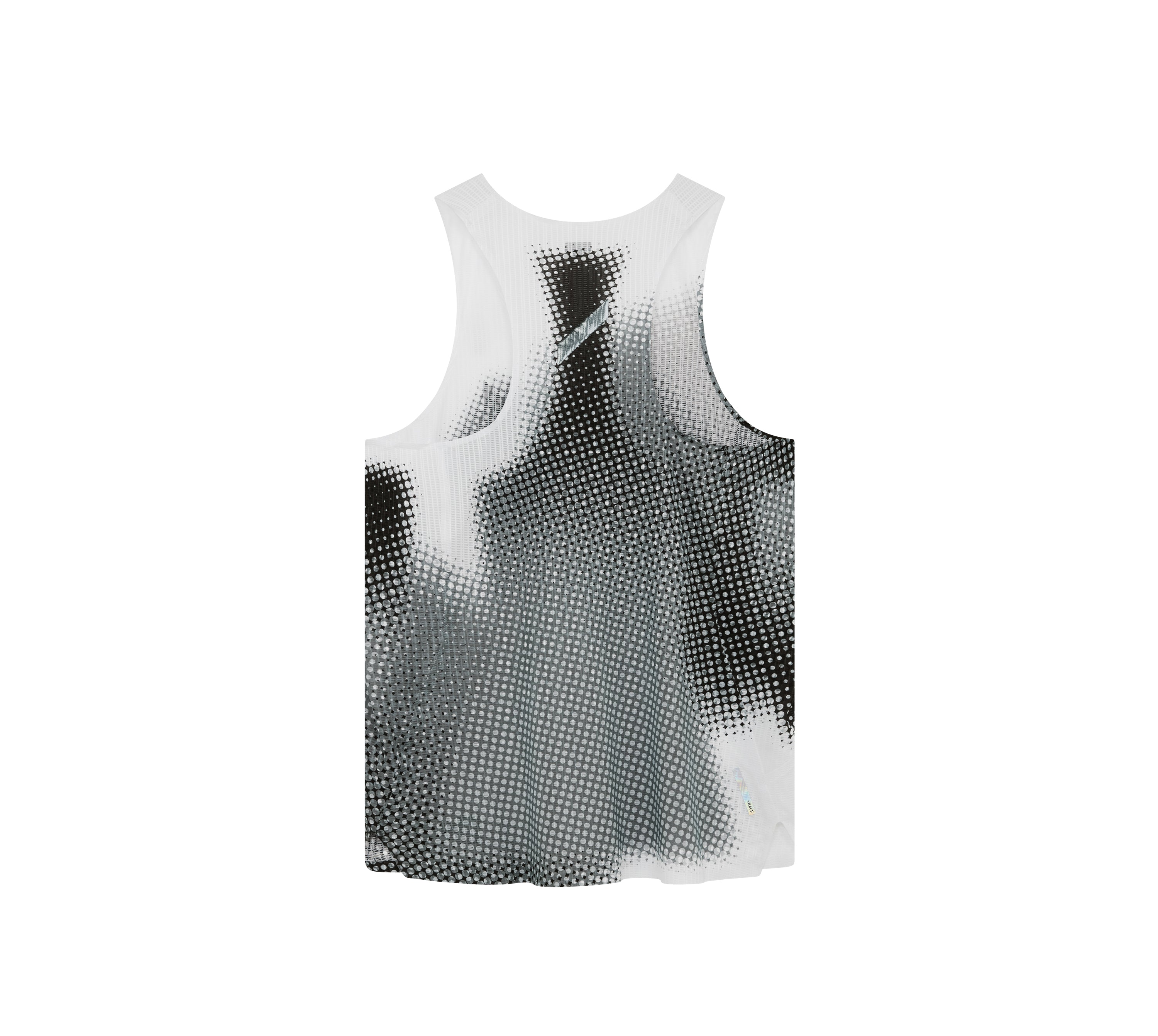 Soar Running Race Vest 2.0 Black White Dot