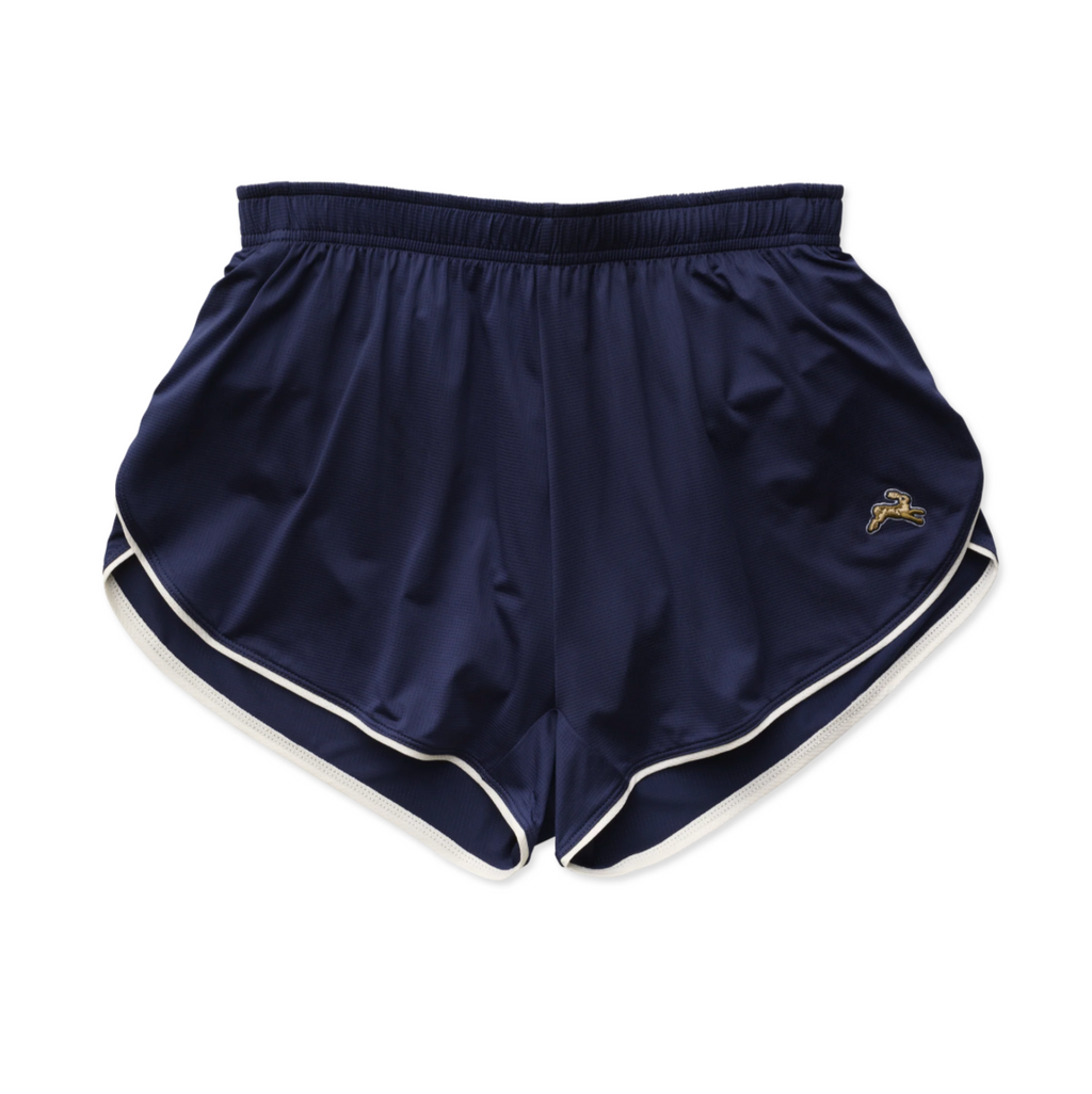 Tracksmith Men's Twilight Split Shorts - Navy/Ivory