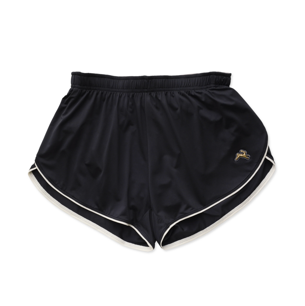 Tracksmith Men's Twilight Split Shorts - Black/Ivory