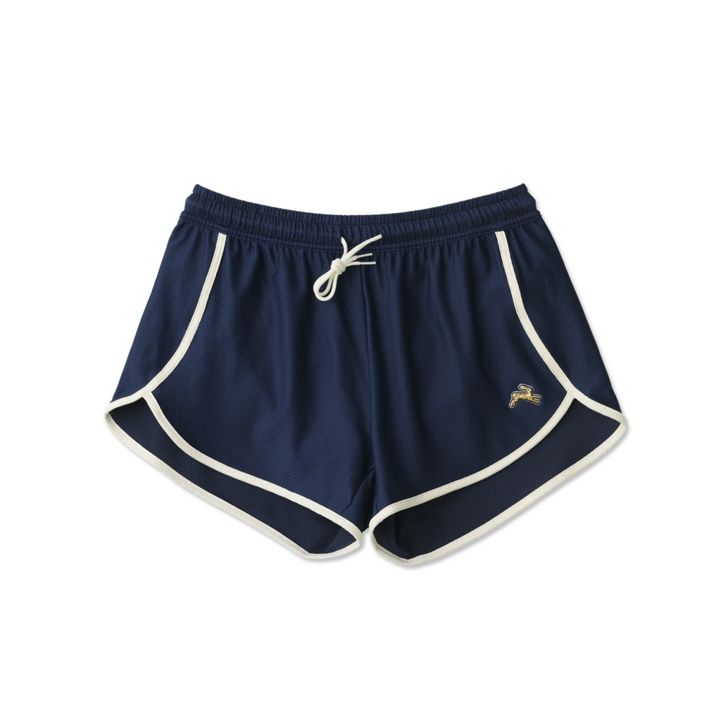 Tracksmith Women's Van Cortlandt Shorts - Navy/Ivory