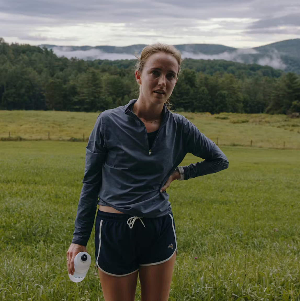 Tracksmith Women's Van Cortlandt Shorts - Navy/Ivory