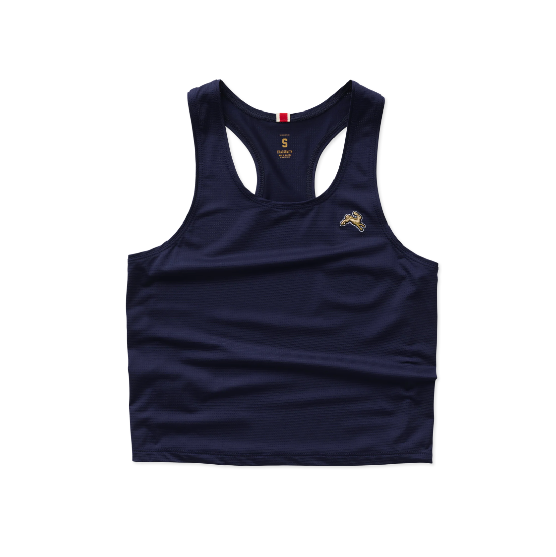 Tracksmith Women's Twilight Crop Tank - Navy