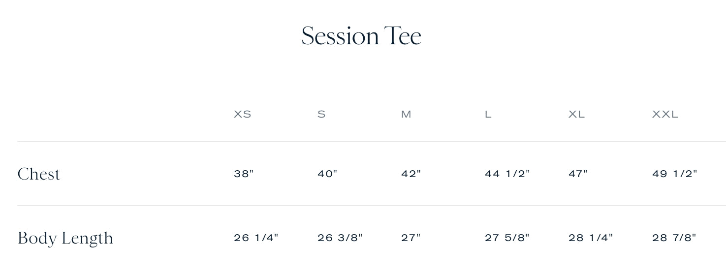 Tracksmith Men's Session Tee - Ivory