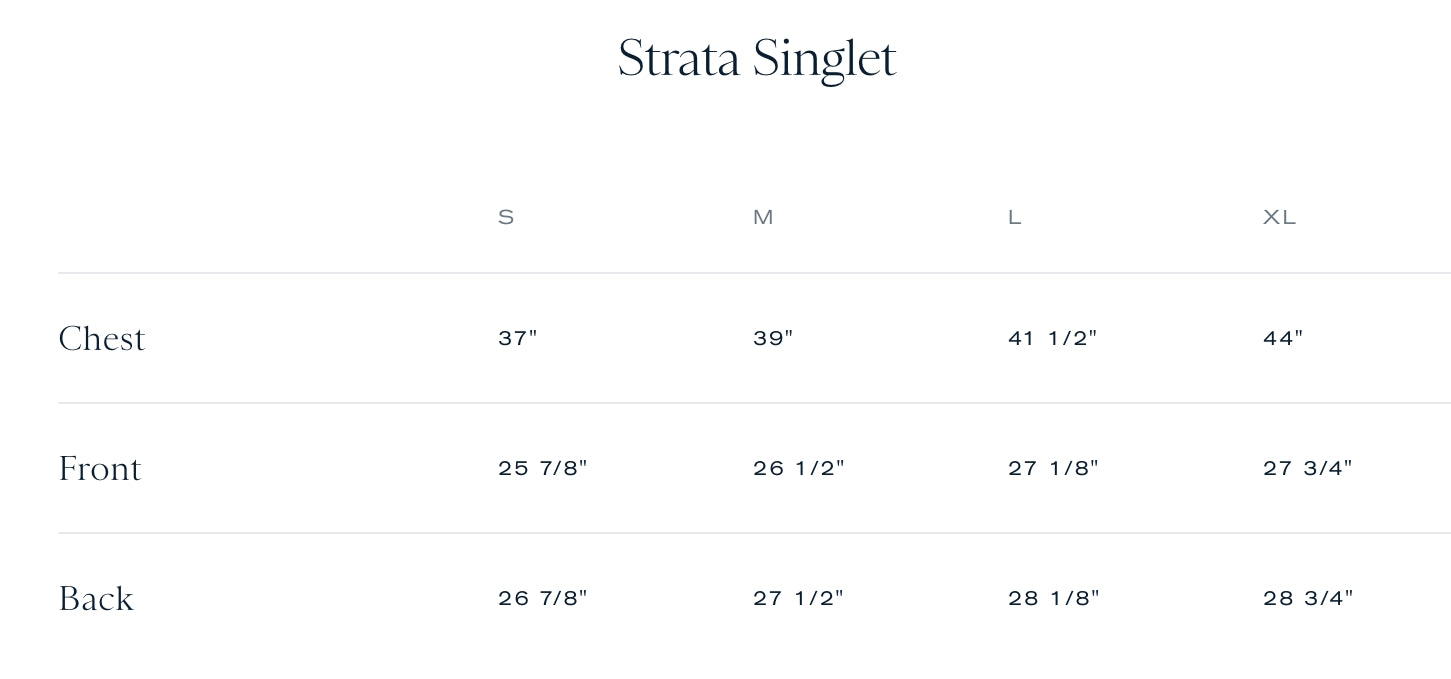 Tracksmith Men's Strata Singlet - Navy/Ivory/Gold