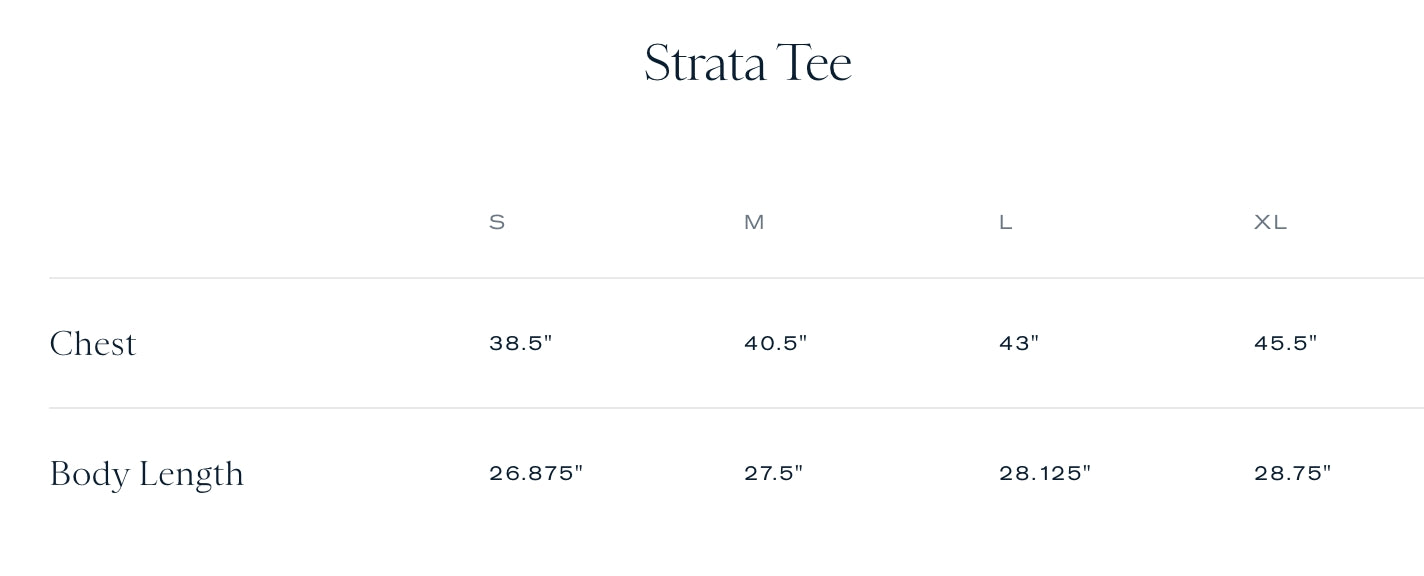 Tracksmith Men's Strata Tee - Navy/Ivory/Gold